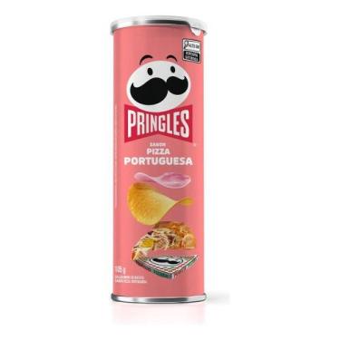 Imagem de Salgadinho Batata Frita Pringles Pizza Portuguesa 105g, 105g, Pizza Po