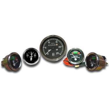 Imagem de APSMOTIV Conjunto de medidores tacômetro | Pressão do óleo | Combustível | Temperatura da água | e amperímetro compatível com o trator Massey Ferguson MF35 MF65 MF50 MF135 MF150 M165 Massey Ferguson