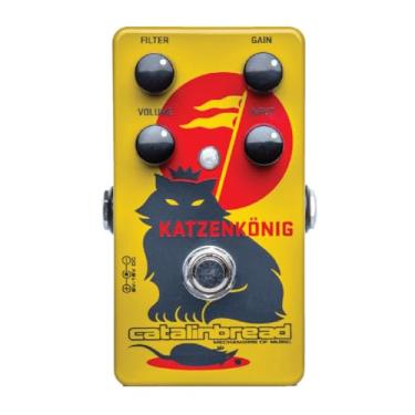 Imagem de Catalinbread Pedal De Guitarra De Distorção Katzenkonig Amarelo