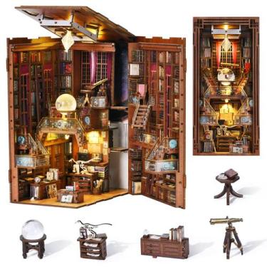 Imagem de Book Nook Kit MiniCity Beyond Library com luz LED e capa protetora con