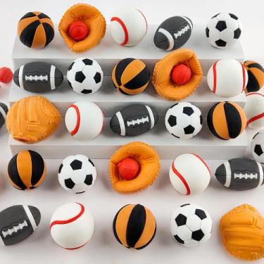 Imagem de Borrachas Satomoto, 30 peças, 3D, Take Apart Balls, para crianças, sal