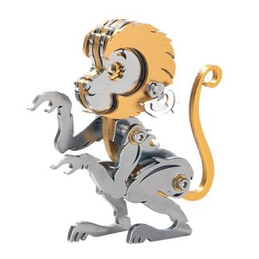 Imagem de Quebra-cabeça de metal 3D MENAIMPK Monkey para adultos e adolescentes