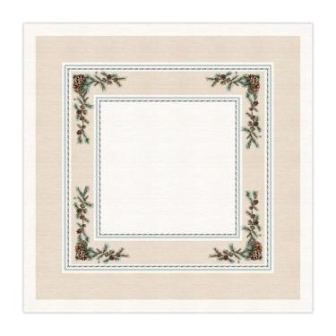 Imagem de Toalha De Mesa Natalina Encanto Das Pinhas 1,40x140cm 197038