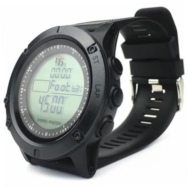 Imagem de Cronômetros, relógio de árbitro de futebol multifuncional, cronômetro digital luminoso com pulseira ajustável, cronômetro portátil para esportes, natação, corrida
