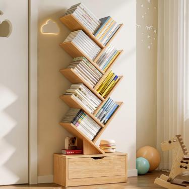 Imagem de Prateleira de árvore, prateleira em forma de árvore, prateleira criativa em forma de árvore, estante de estante de árvore em forma de árvore, prateleira de armazenamento em forma de árvore p