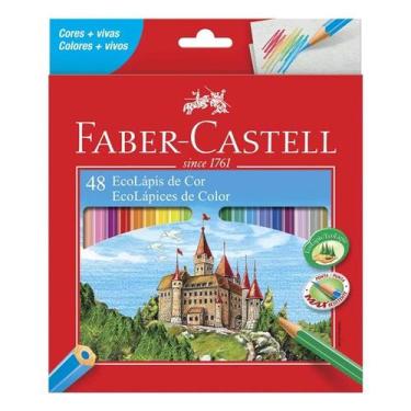 Imagem de Lápis de Cor Ecolápis 120148G 48 Cores - Faber Castell - Tendtudo