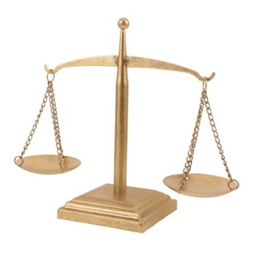 Imagem de PRETYZOOM Balança De Metal: Balança Decorativa Estilo Vintage - Porta-Velas De Fazenda - Decoração De Casa - Advogado Antigo