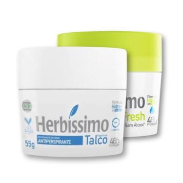 Imagem de Kit desodorante Creme Fresh + Talco 55g