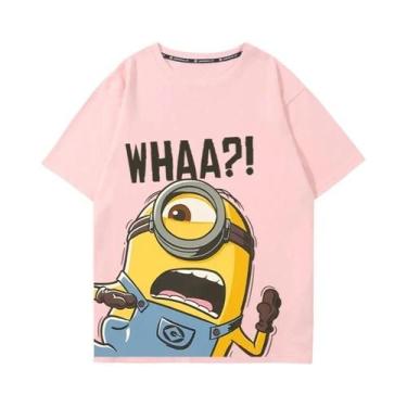 Imagem de Crianças Adolescentes Meninos Meninas Desenhos Animados Minions Camise