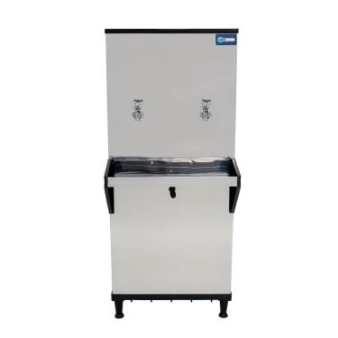 Imagem de Bebedouro Industrial de Coluna Knox 50 Litros 2 Torneiras Geladas Inox - 110V