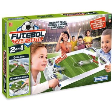 Imagem de Futebol de Botão Futebol Game Chute 2 em 1 52X52CM - Brinquemix