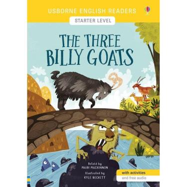 Imagem de The Three Billy Goats - Usborne English Readers - Level Starter - Book With Activities And Free Audio