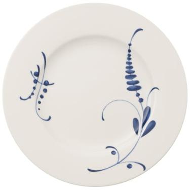 Imagem de Villeroy & Boch Prato de jantar Brindille Old Luxembourg, 26,6 cm, branco/azul