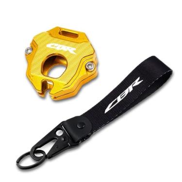 Imagem de Replacement For Hon da CB650R CBR650R CB500X CB500F CB1100 CBR1000RR CBR600RR para motocicleta, capa de chaveiro, corrente CBR CB 650R 500X(Gold5)