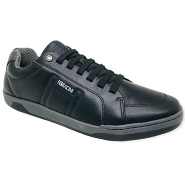 Imagem de SAPATENIS MASCULINO COURO 7048-267 FERRACINI (16) - PRETO
