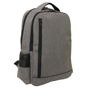 Imagem de Mochila LS Para Notebook 17 Pol. Cinza Mescla 7 Divisões - MN4239 - L 
