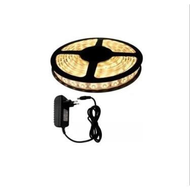 Imagem de Fita Led - 5M - 120 Leds/M - 12V -3000K - Branco Quente
