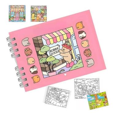 Imagem de Livro de Colorir Bobbie Goods  Edição Rosa com Capa Dura Brilhante