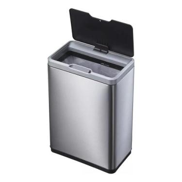 Imagem de Lixeira Com Tampa Automática 50l Inox Members Mark