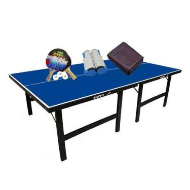 Imagem de MESA PING PONG MDP 18mm 1002 KLOPF + Kit 5055 + Rede Retrátil + Capa