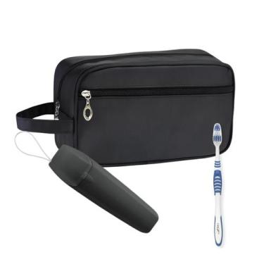 Imagem de Nécessaire Premium Executiva Nylon com Porta Escova De Dente - Mormino