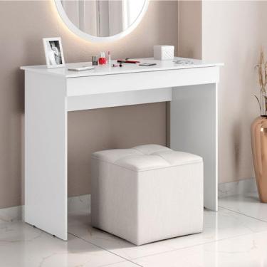 Imagem de Escrivaninha Roma com Gaveta Mesa de escritório estudos ou Penteadeira