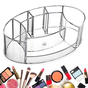 Imagem de Organizador de Cormeticos Acrilico 18X7X7CM 8 Nichos - Organize com Estilo Porta Cosmetics em Acrílico - PANAMI