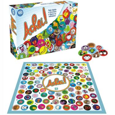 Imagem de Jogo De Fichas Achei - Colorido - 0579 - Nig Brinquedos