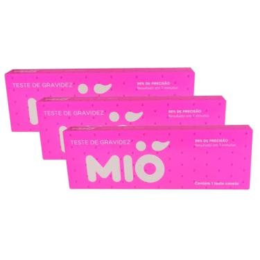 Imagem de Teste de Gravidez Mió Caneta com 1 Unidade | Kit com três unidades