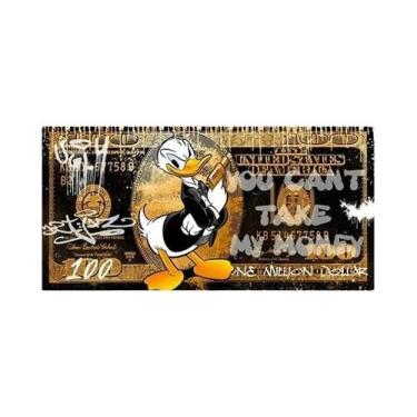 Imagem de Tema De Dinheiro Scrooge McDuck Dollar Pop Art Poster Canvas Wall Mura