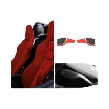 Imagem de Adesivo De Acabamento Da Alavanca De Mudança De Marchas Em Alcantara P