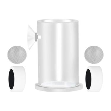 Imagem de Alimentador para Aquário,De Alimentação Transparente Para Aquário | Dispensador de Comida para Peixes com Ventosa Prático para Casa