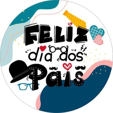 Imagem de Painel Festa Redondo C/ Elástico 1,50m Dia Dos Pais - Fadrix, PAI064