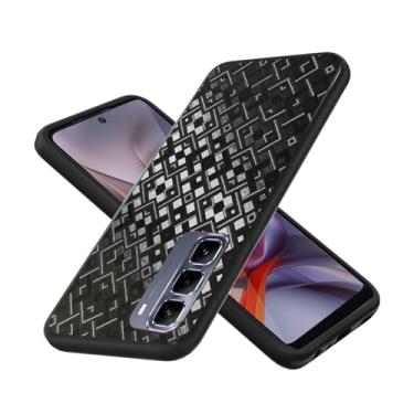 Imagem de Capa compatível com Infinix Hot 50 Pro Plus 4G, silicone macio TPU + reflexo traseiro 3D fosco anti-impressões digitais compatível com Infinix Hot 50 Pro Plus 4G capa de telefone