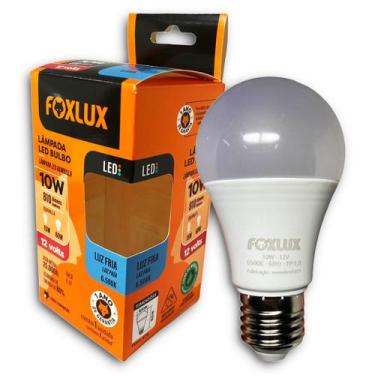 Imagem de Lâmpada Led Bulbo 12v 10w 6.500k Foxlux