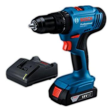 Imagem de Furadeira e Parafusadeira de Impacto 1/2 Gsb 183 li 18v Com Carregador