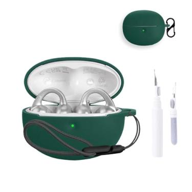 Imagem de Capa para Baseus Bowie MC1 Pro, capa protetora para fone de ouvido NOUKAJU (com mosquetão + cordão + caneta de limpeza) à prova de quedas, à prova de choque, à prova de poeira, capa para Baseus MC1