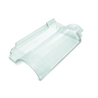 Imagem de Kit 06 Telhas De Vidro Americana Transparente Telhado Telhas