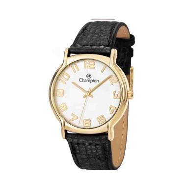 Imagem de Relógio Champion Dourado Preto Unissex CN20177D
