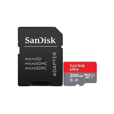 Imagem de Cartão De Memória Sandisk 200Gb Micro Sdxc Ultra Classe 10