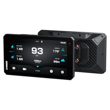 Imagem de CHIGEE AIO-6 MAX Motocicleta Carplay Android Sistema de Navegação GPS Automática, 2000nits, STARVIS HDR 15.2 cm LCD, 60FPS, 5G Wi-Fi BT, IPX9 Impermeável, Suporte Siri Google Assistant, aplicativo