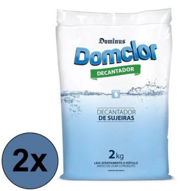 Imagem de kit 2 Decantador Sulfato De Alumínio Piscina 2 Kg - Domclor