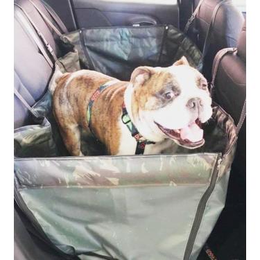 Imagem de Capa Para Carros- Camuflada  G - Com Cinto De Segurança - King Of Pets
