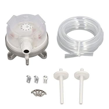Imagem de Chave diferencial de pressão qanyegn, interruptor diferencial de pressão, 50-500Pa Provo de água de água para ventilação do forno de ventilação Chave de pressão do ar de ventilação