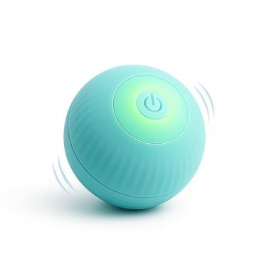 Imagem de Bola Giratória Inteligente para PET - Brinquedo Interativo Recarregável USB, Estimula e Diverte Cães e Gatos