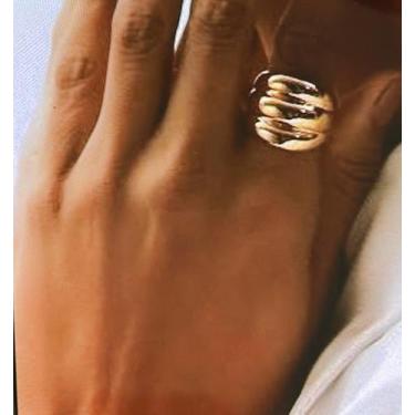 Imagem de Anel 3 Elos Banhados a ouro 18k Joias Lepich - Semi-joias lepich, 18