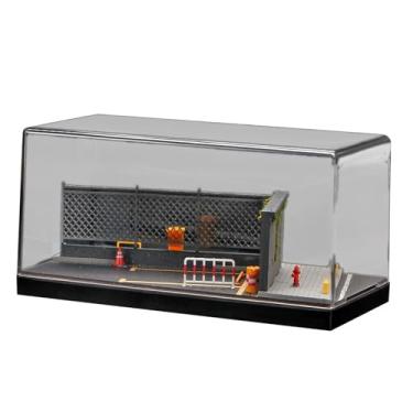 Imagem de JunZheHub Vitrine de Estacionamento 1/64, Suporte de Exposição de Brinquedos de Modelo de Carro de Liga Leve, Organizador de Coleção, Garagem de Carros Fundidos