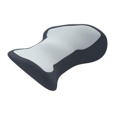 Imagem de MotiveTech Almofada Portátil para Assento de Carro, Travesseiro de Apoio para As Costas para Dormir, Almofada para Cadeira de Leitura de Viagem, Almofada Multius, Cinza, Tamanho real