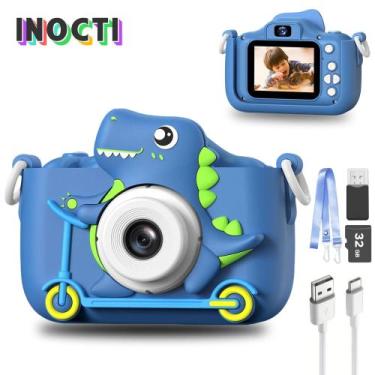 Imagem de Câmera Infantil Série Dinossauro INOCTI Câmera Digital De Vídeo Para C