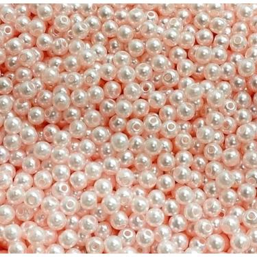 Imagem de PÉROLA DE ABS LISA Nº 04 20G PEROLA 4MM - IMPORTAÇÃO, Rosa candy